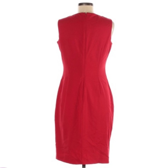 Calvin Klein Red Bodycon Cocktail Dress size 8 - Picture 2 of 2